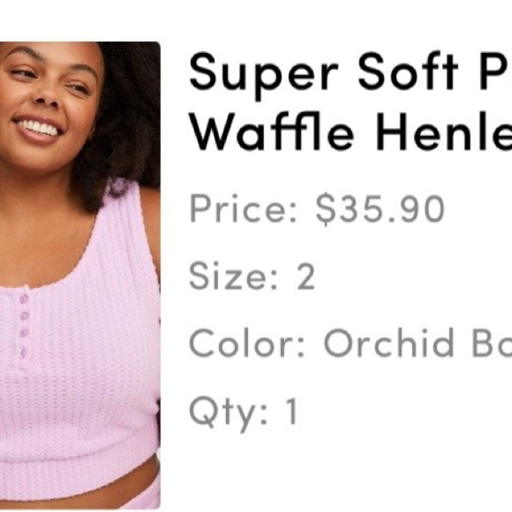 Torrid Lilac Textured Bandeau